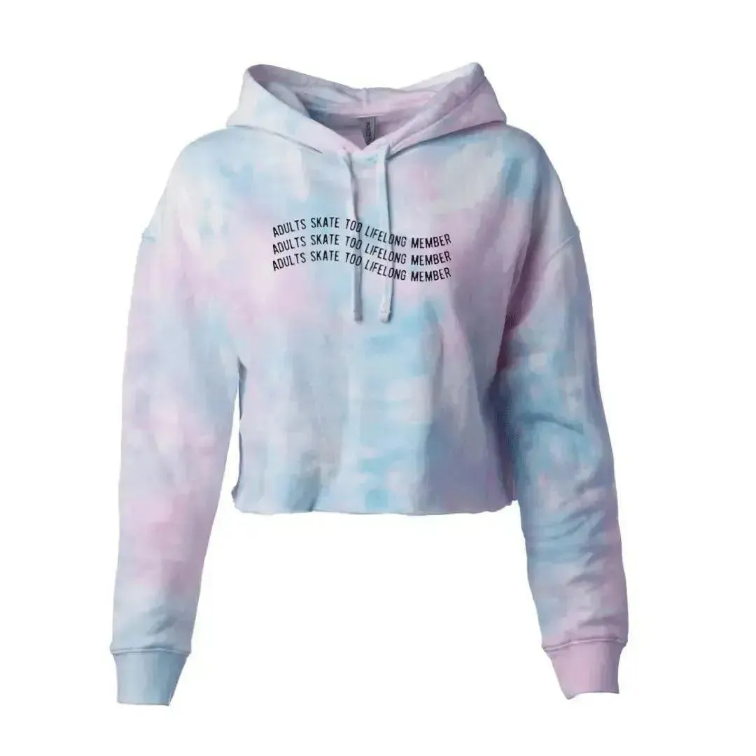 Lifelong Member Cotton Candy Hooded Crop