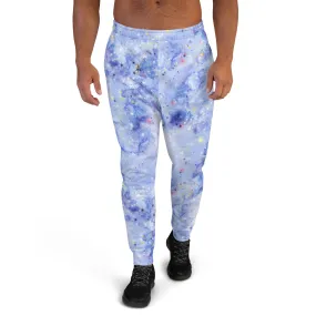 Light Blue Galaxy Men's Street Joggers