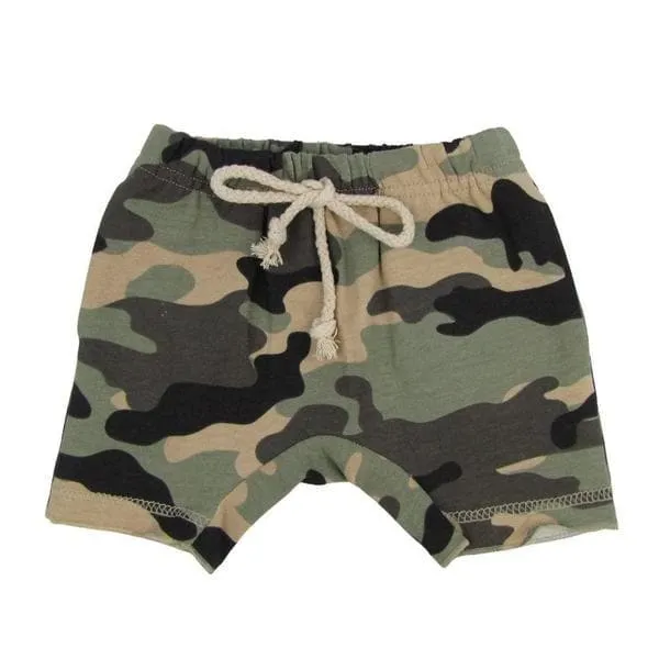 Lion Bodysuit   Camo Shorts