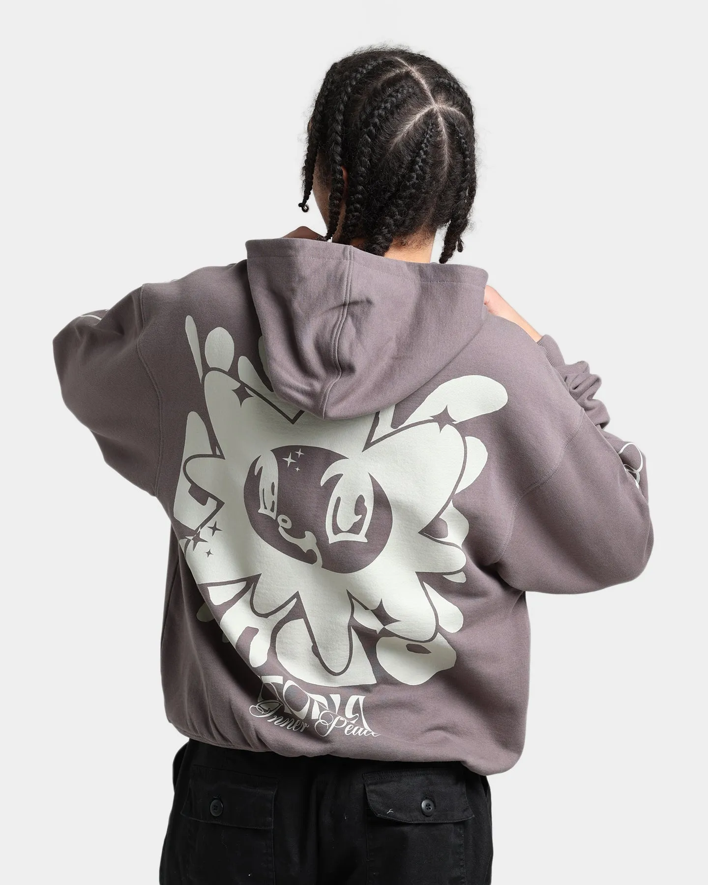 Loiter Inner Peace Hoodie Charcoal