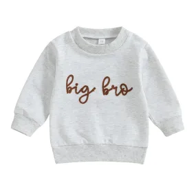 Long Sleeve Big Bro Toddler Sweatshirt