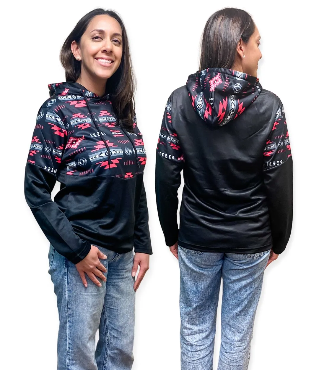 <font color="red">NEW!</font> XX-LARGE Turquiose Traditional Southwest Hoodie Pullovers!