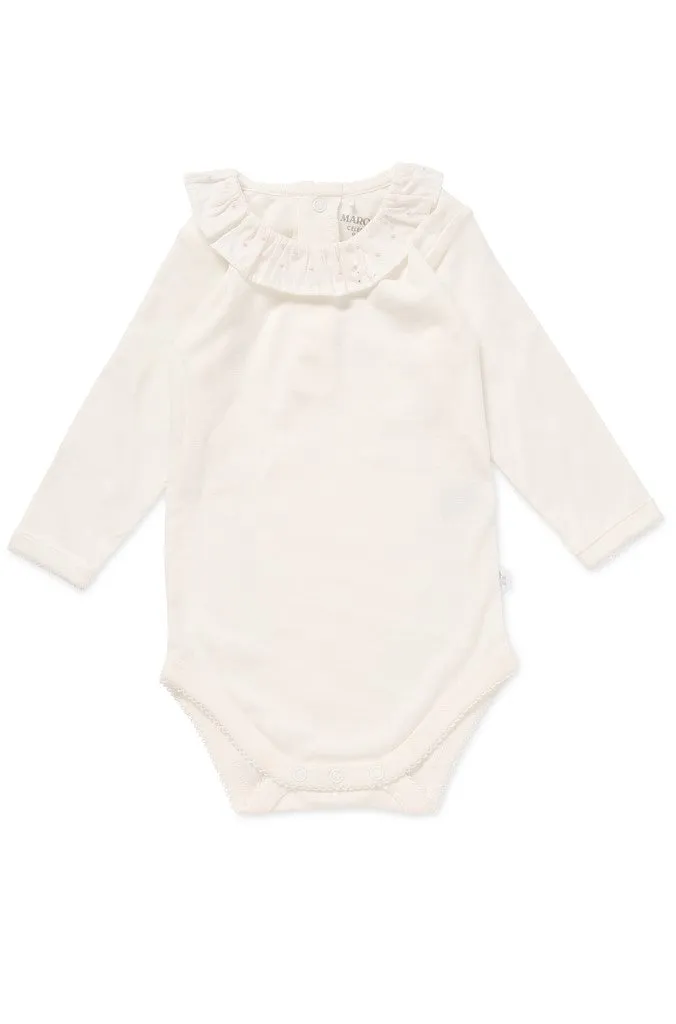 Marquise Heritage Girls Cream French Knot Bodysuit