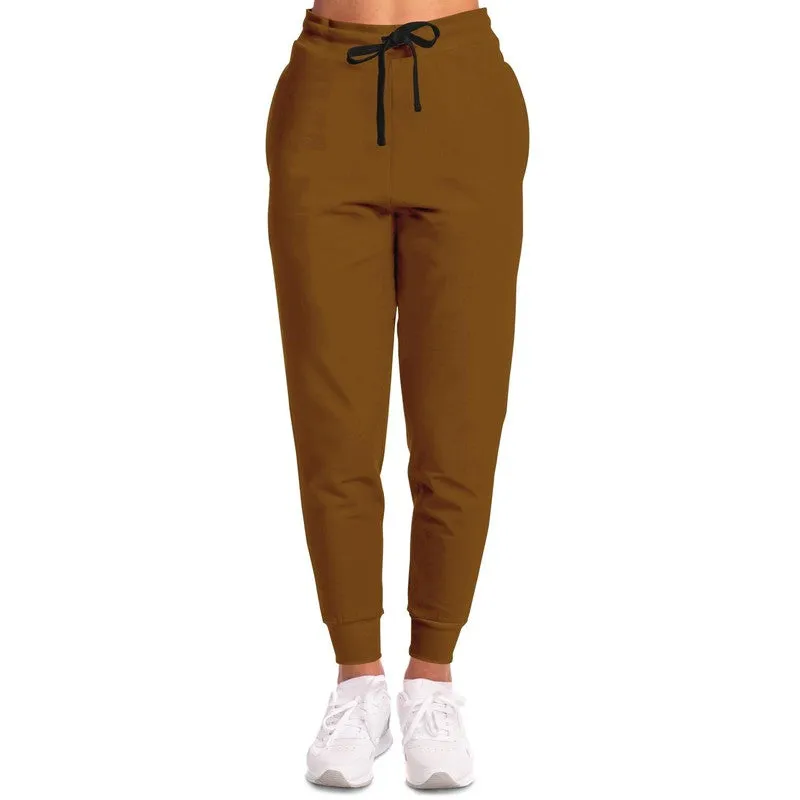 Medium Dark Orange Joggers | Unisex | with PLUS sizes | Medium Dark Pure Orange | C0M50Y100K60