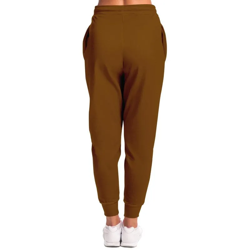 Medium Dark Orange Joggers | Unisex | with PLUS sizes | Medium Dark Pure Orange | C0M50Y100K60