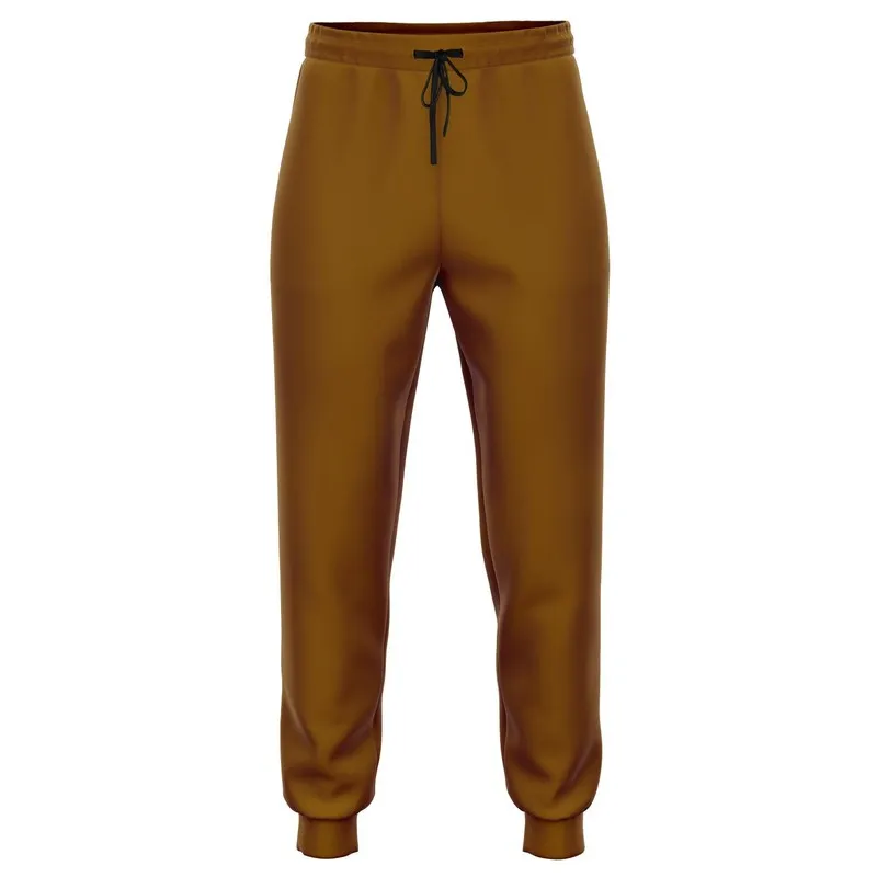 Medium Dark Orange Joggers | Unisex | with PLUS sizes | Medium Dark Pure Orange | C0M50Y100K60