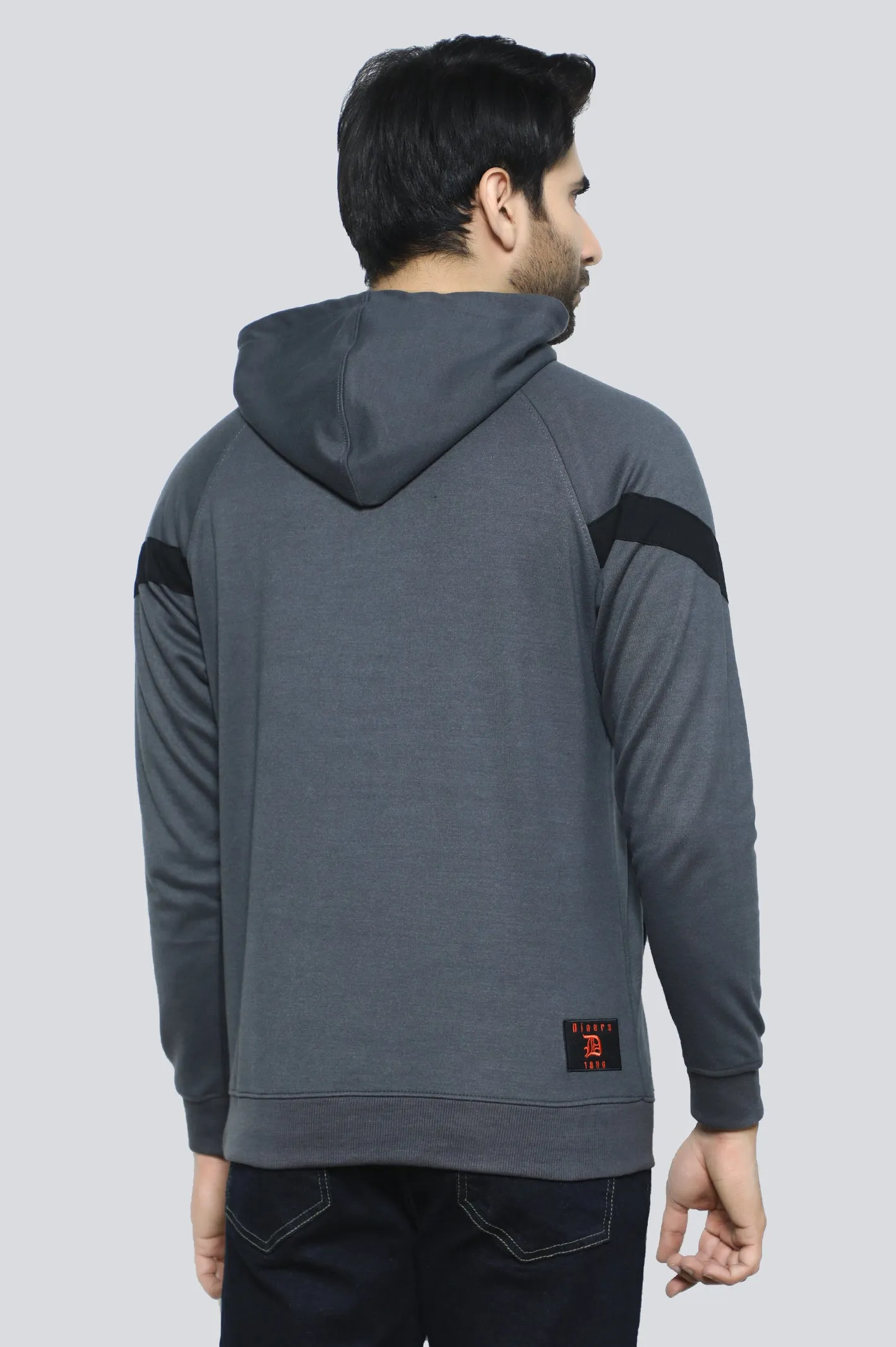 Men's Charcoal Pullover Hoodie