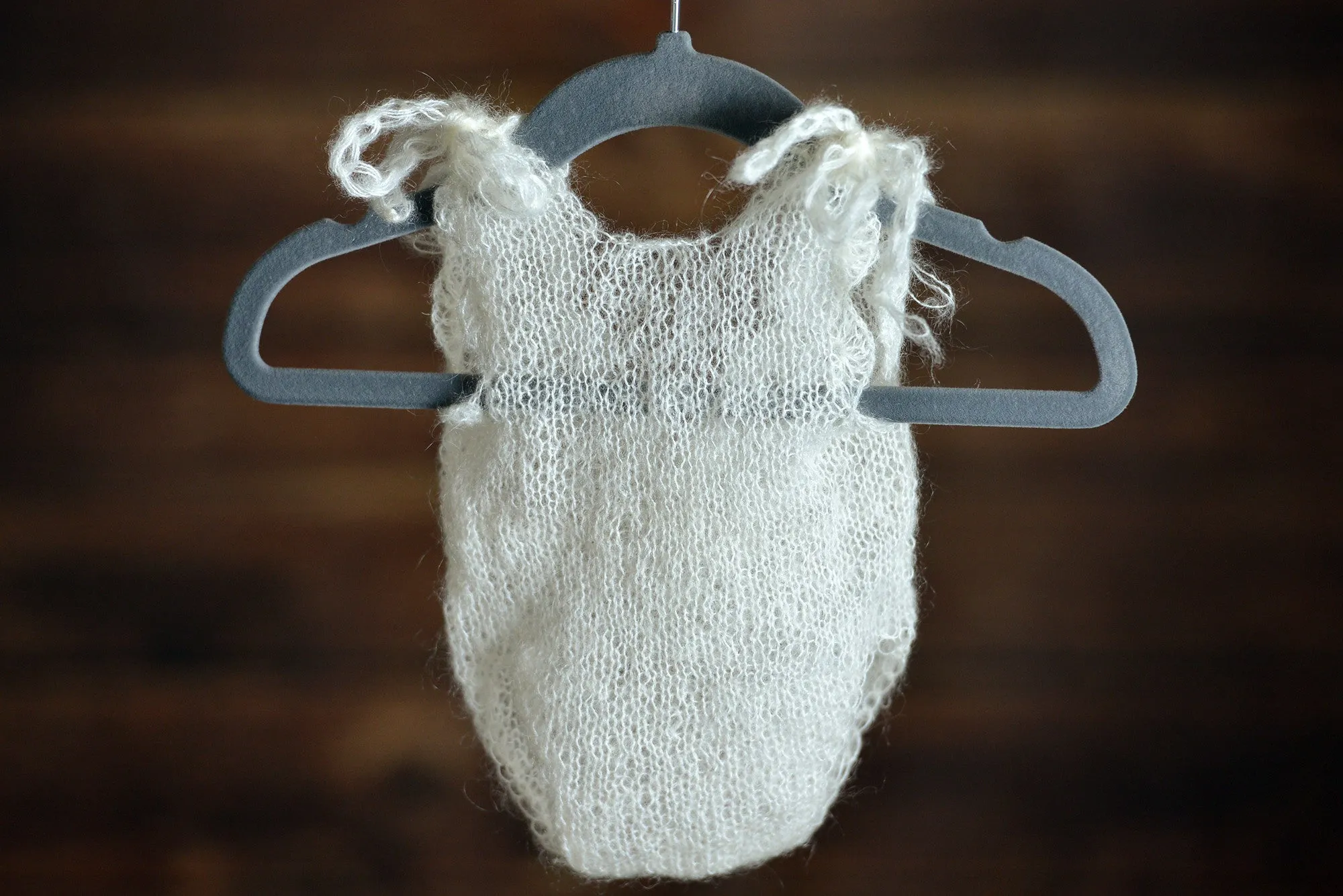 Mohair Bodysuit - White