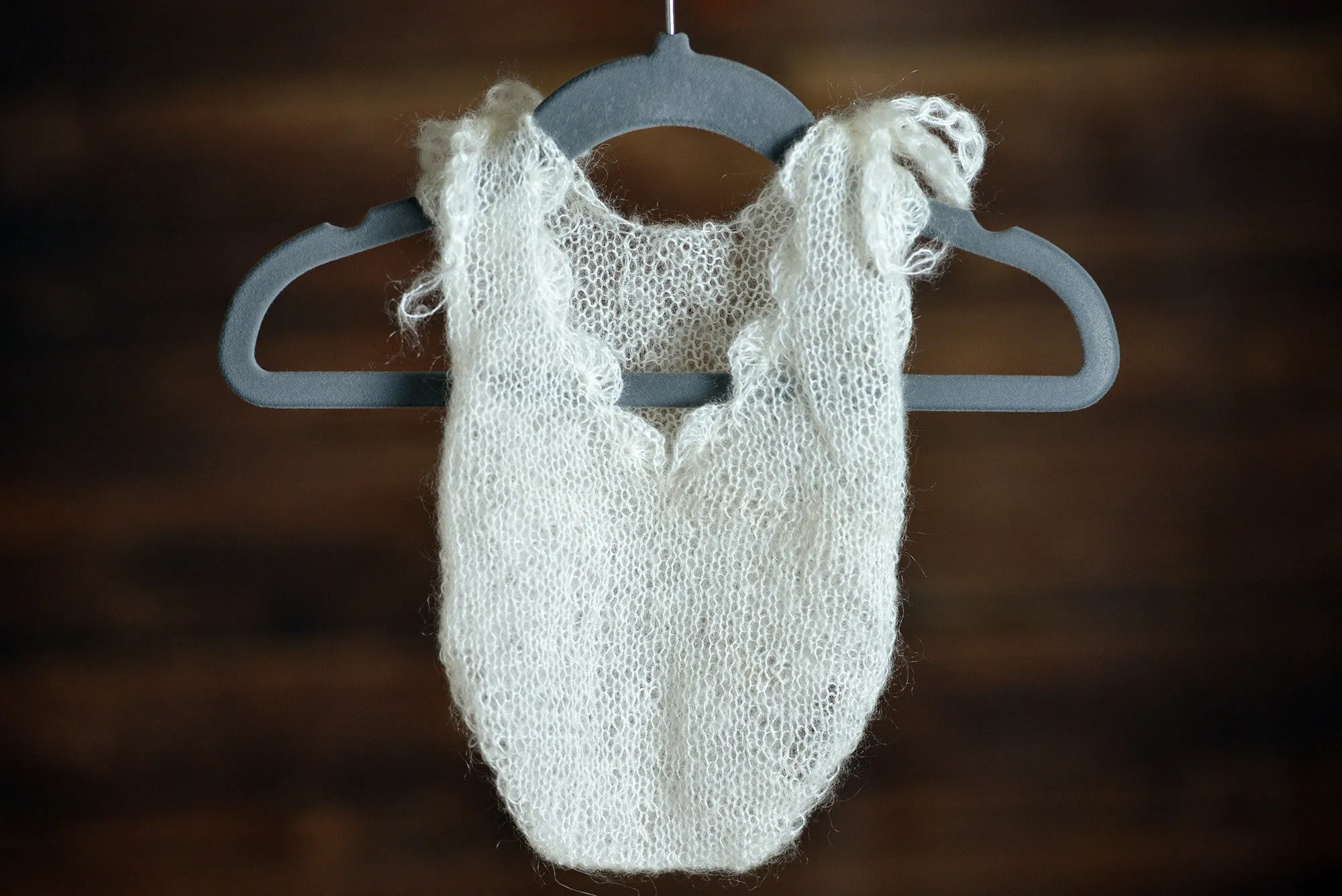 Mohair Bodysuit - White