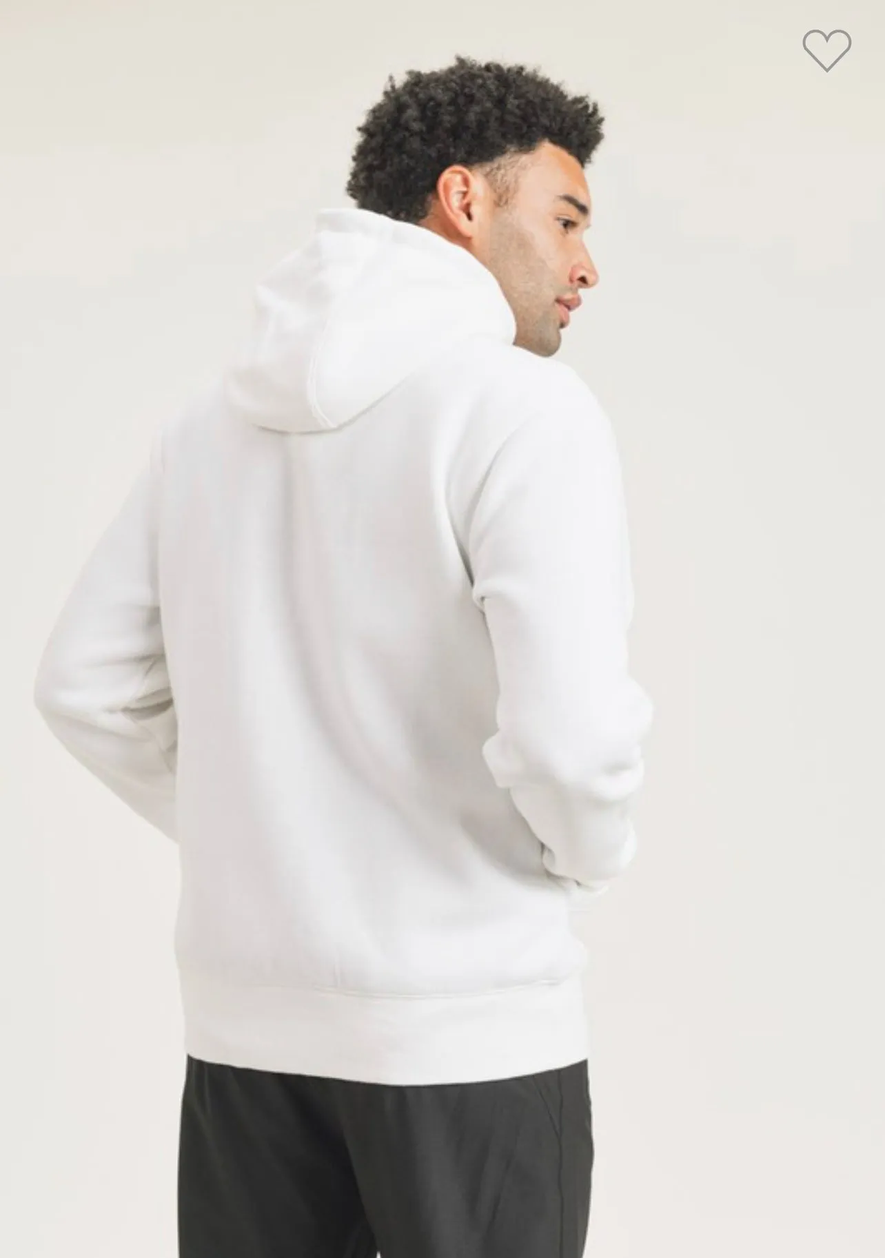 MONO B MEN- Essential Fleece Hoodie Jacket