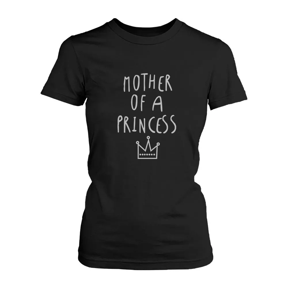 Mother Of Princess Mom, Daughter Of Queen Baby Girl Bodysuit Matching Outfits