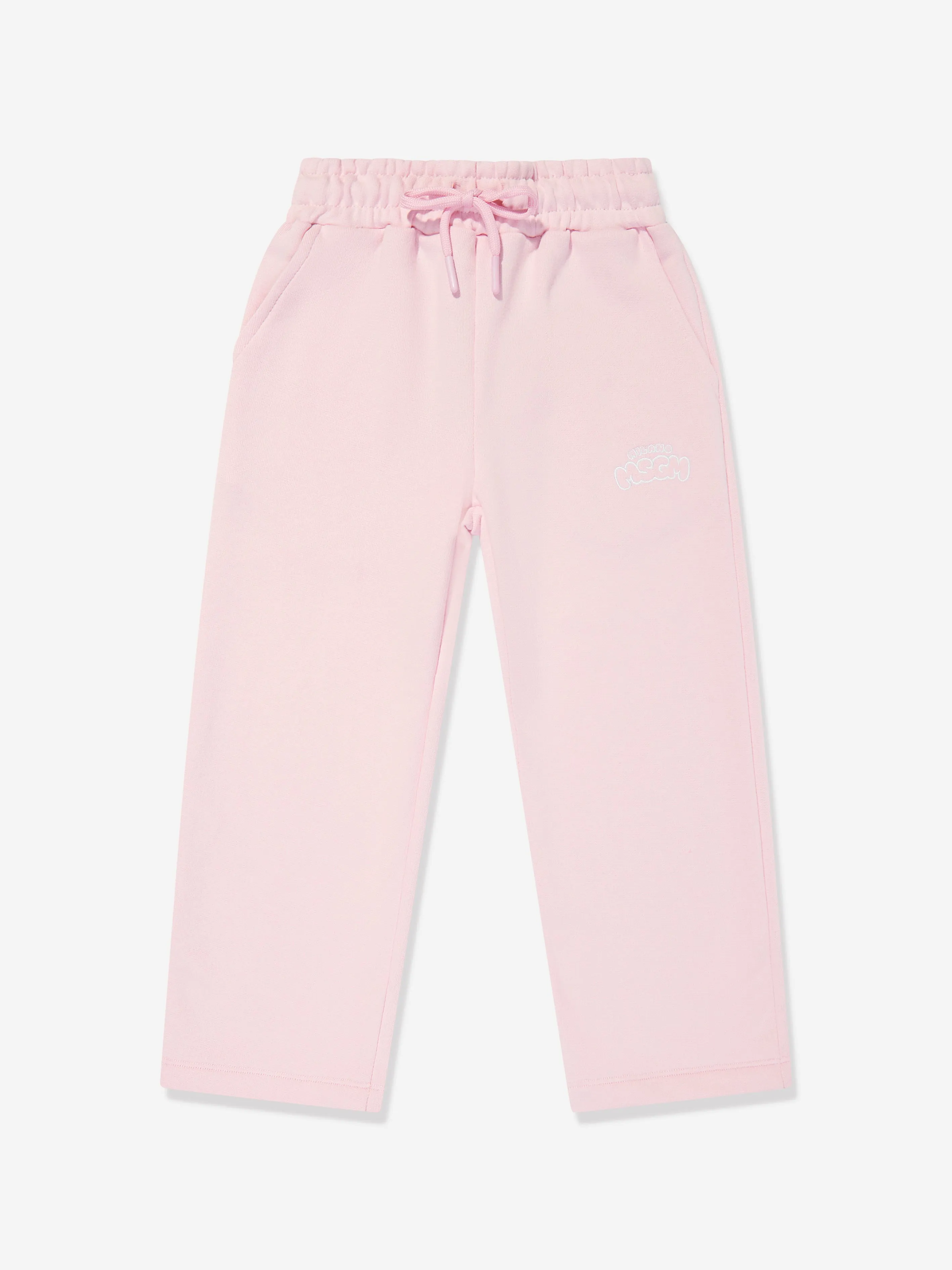 MSGM Girls Fleece Joggers in Pink