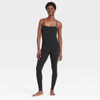 New - Women's Everyday Soft Active Bodysuit - All In Motion Black M