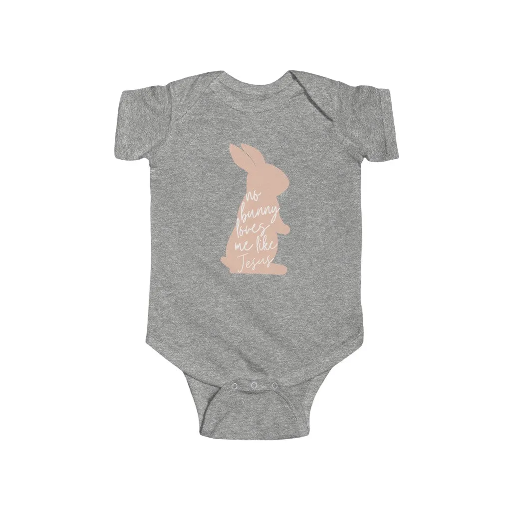 No Bunny Loves Me Like Jesus Script - Bodysuit