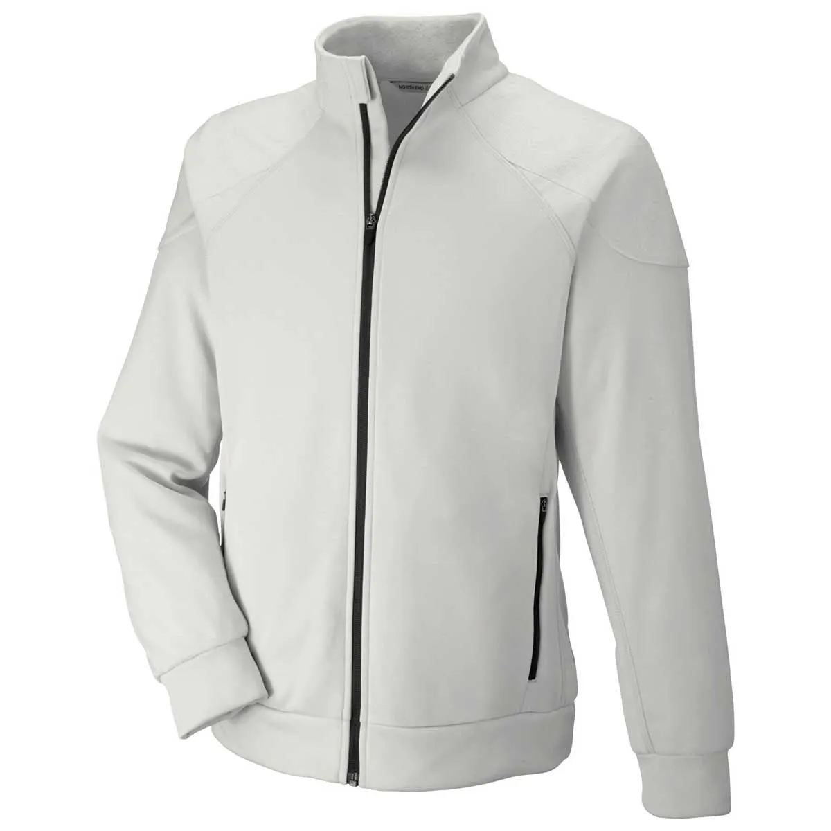 North End Men's Crystal Quartz Evoke Bonded Fleece Jacket