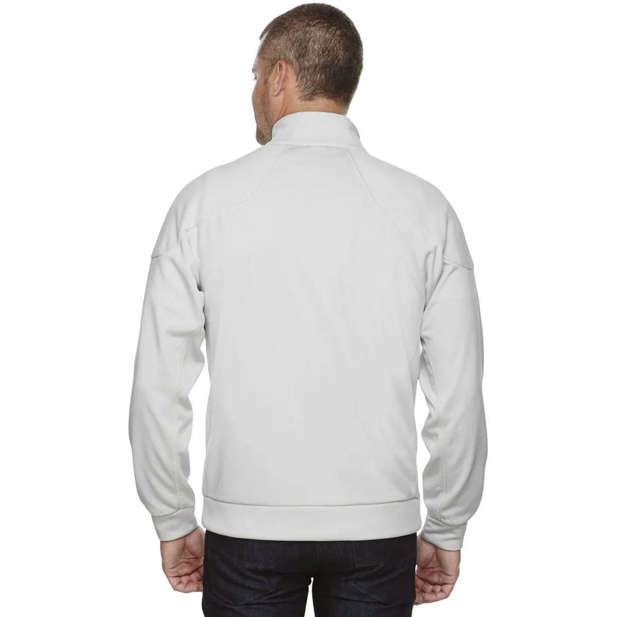 North End Men's Crystal Quartz Evoke Bonded Fleece Jacket