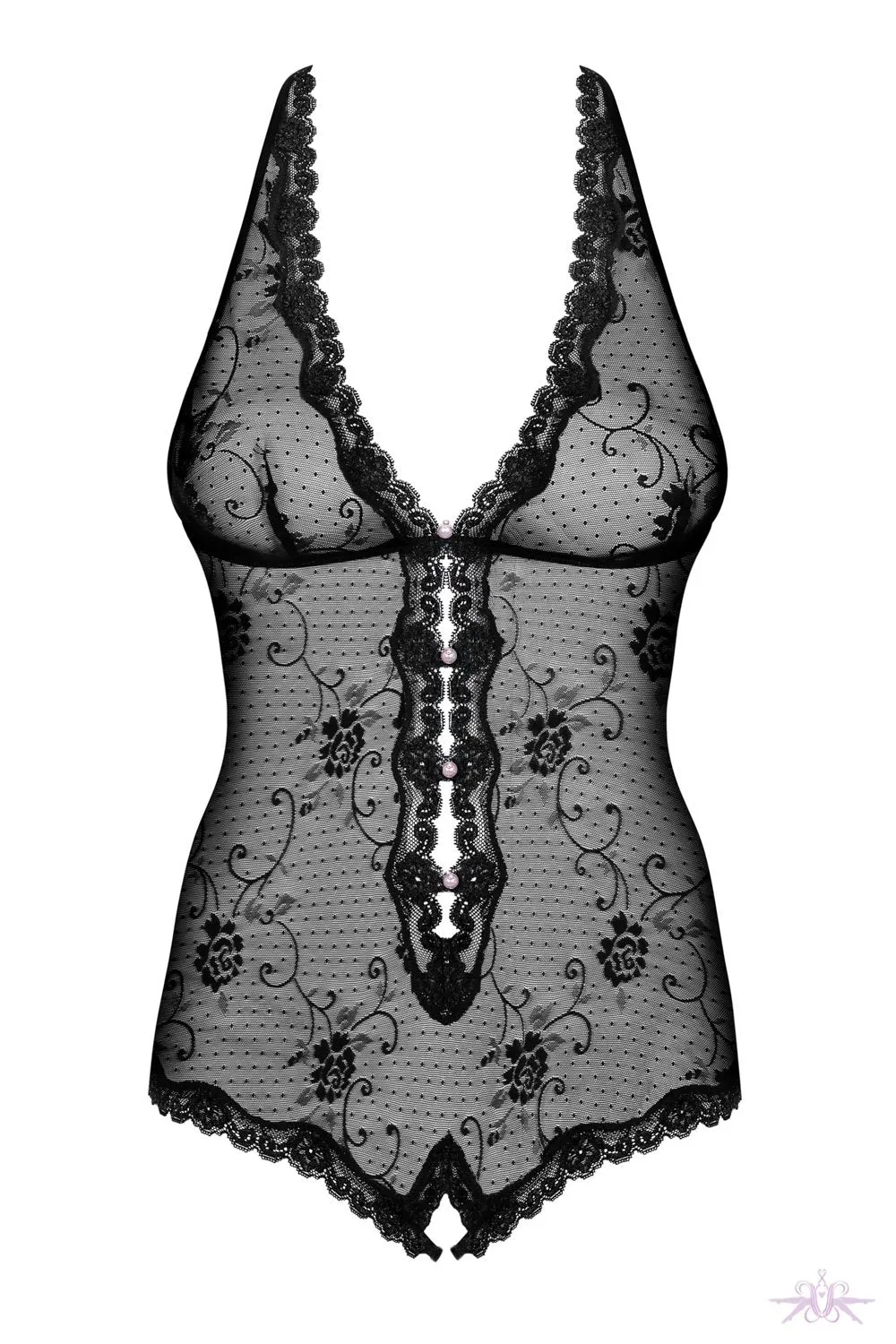 Obsessive Fiorenta Crotchless Bodysuit