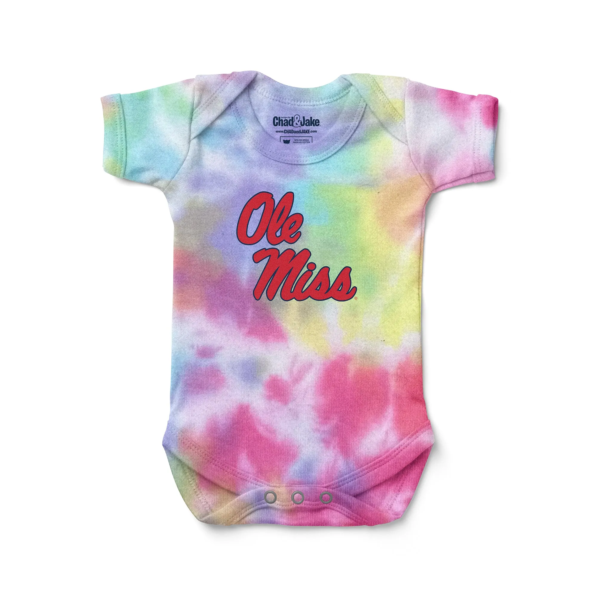 Ole Miss Rebels Tie Dye Bodysuit