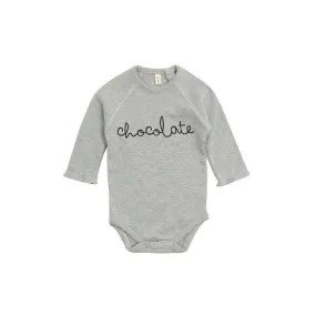 Organic Zoo Chocolate Bodysuit - Grey