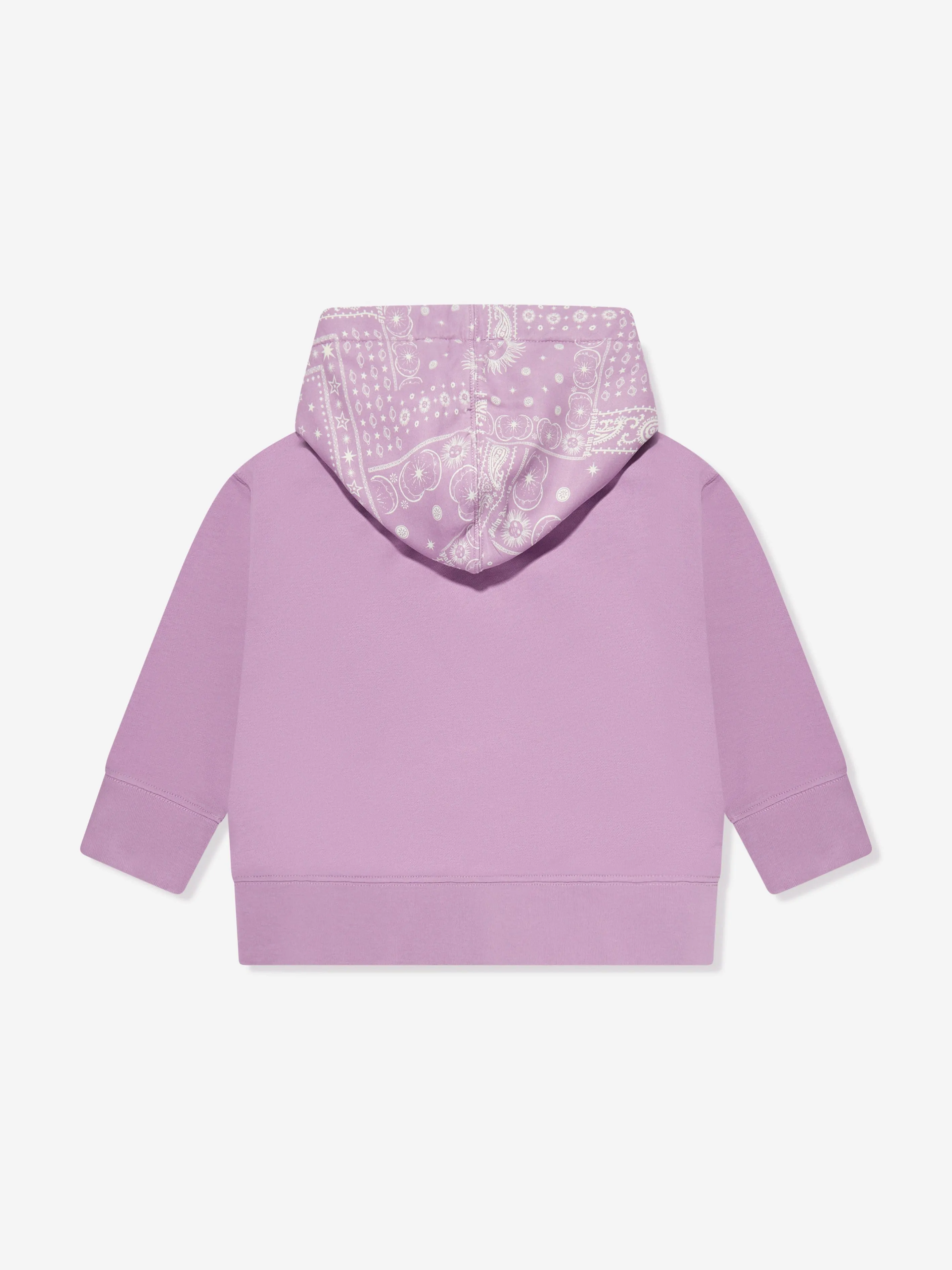 Palm Angels Girls Astro Paisley Hoodie in Purple