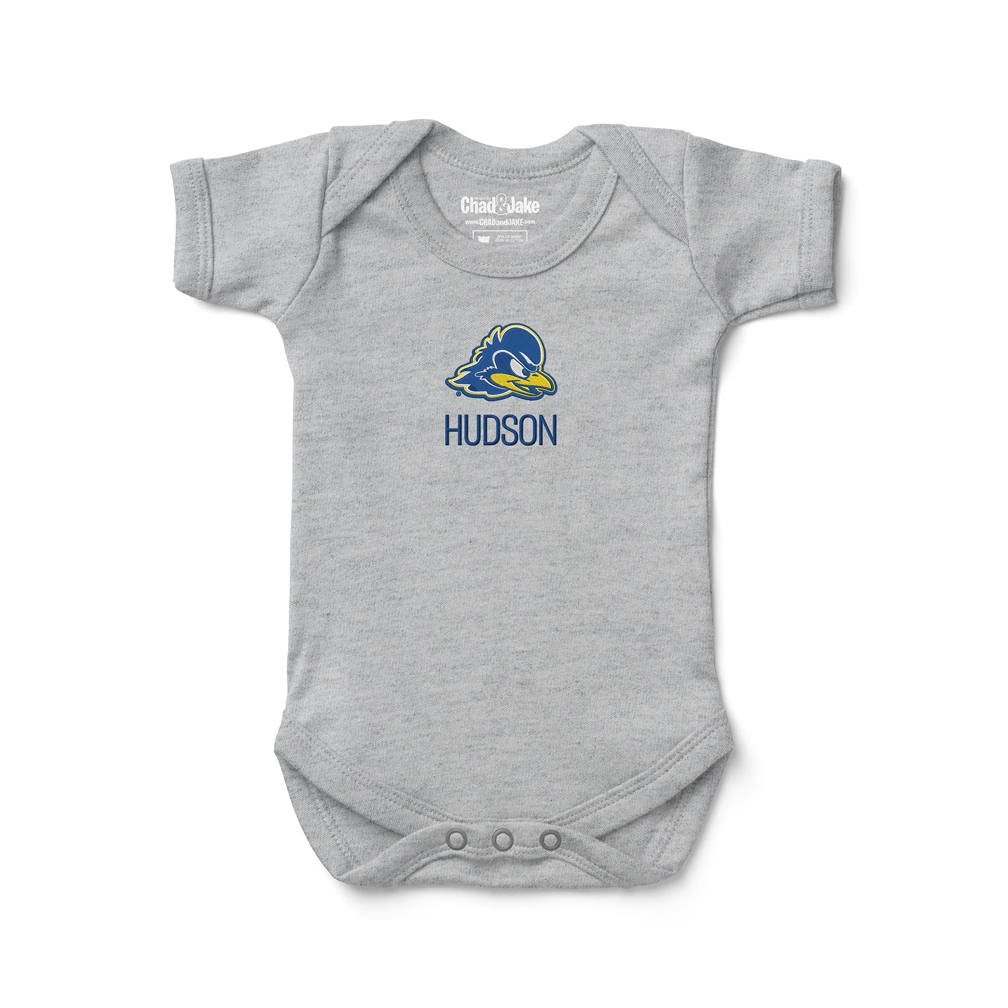 Personalized Delaware Fightin' Blue Hens Bodysuit