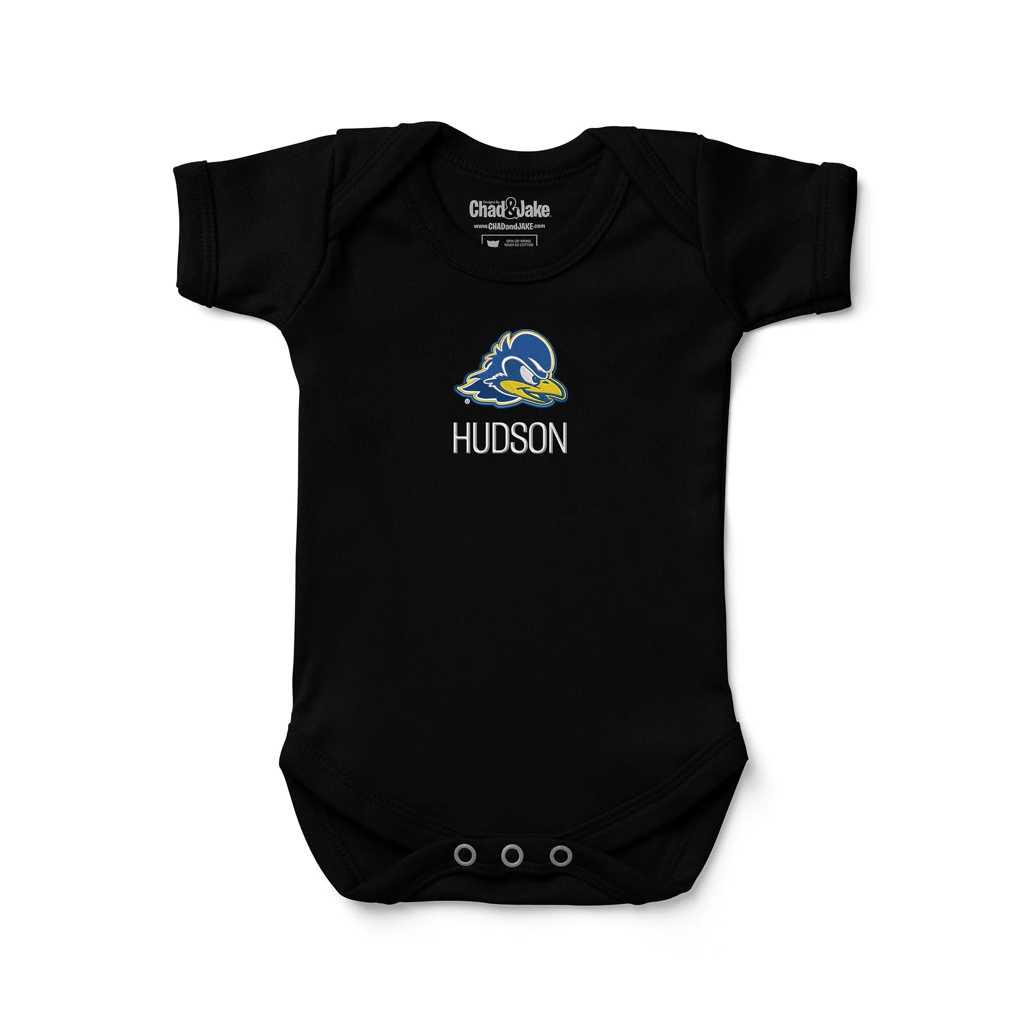 Personalized Delaware Fightin' Blue Hens Bodysuit