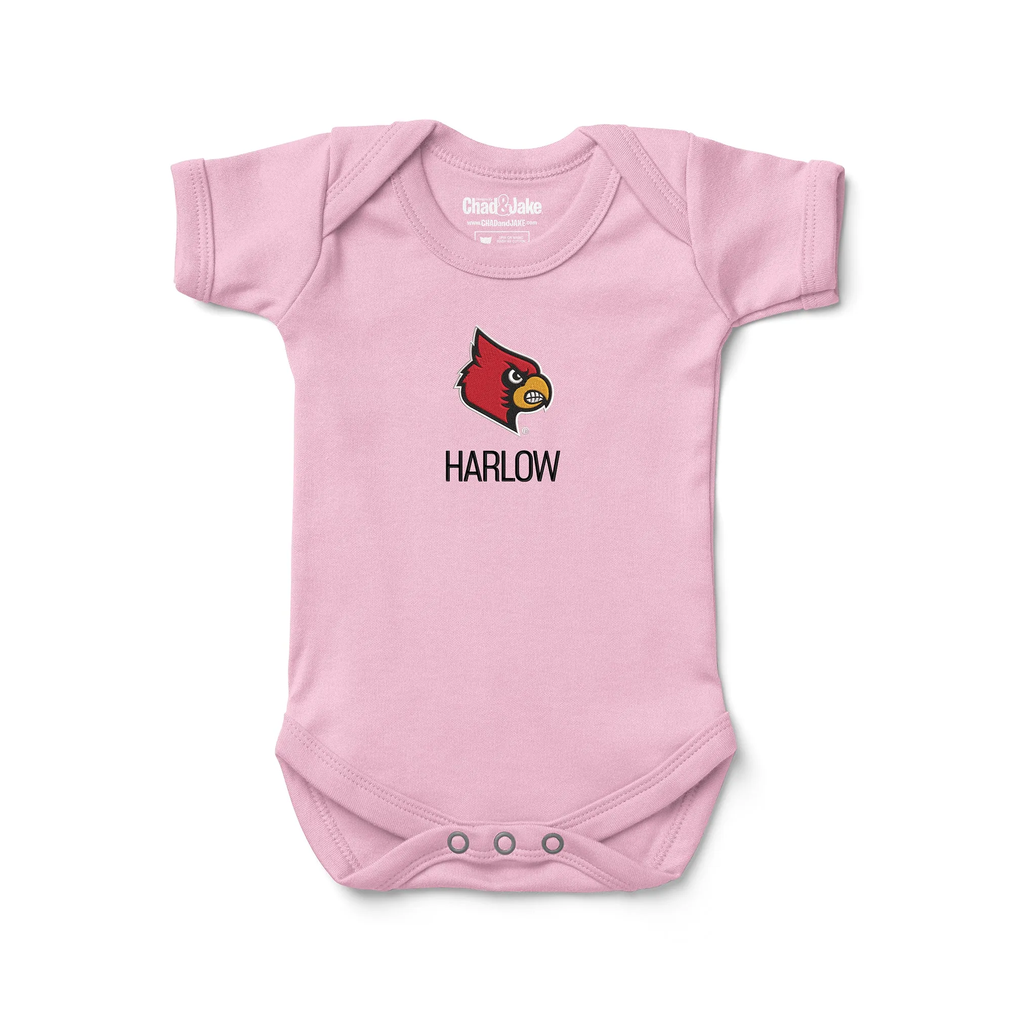 Personalized Louisville Cardinals Bodysuit