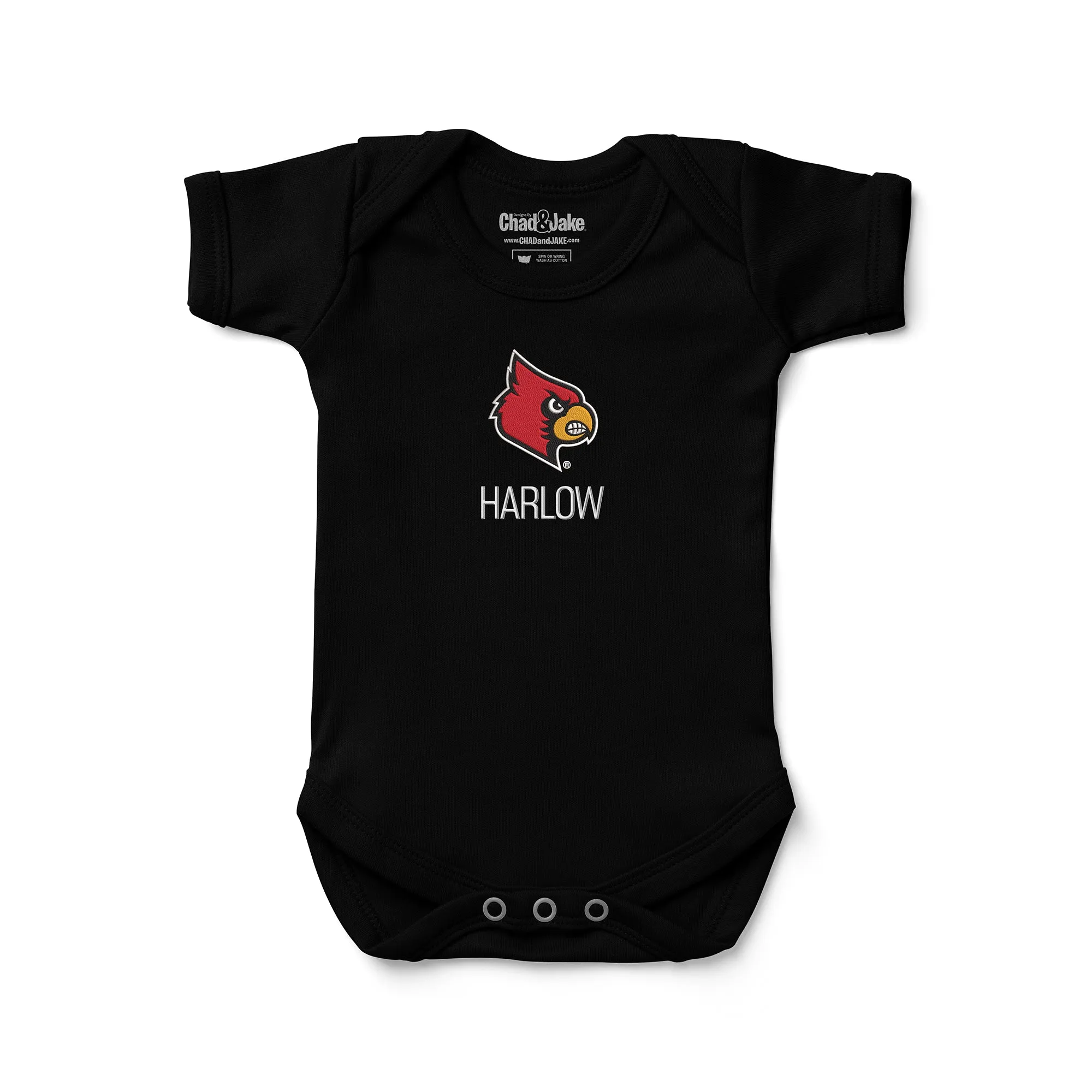 Personalized Louisville Cardinals Bodysuit