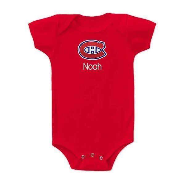 Personalized Montreal Canadiens Bodysuit