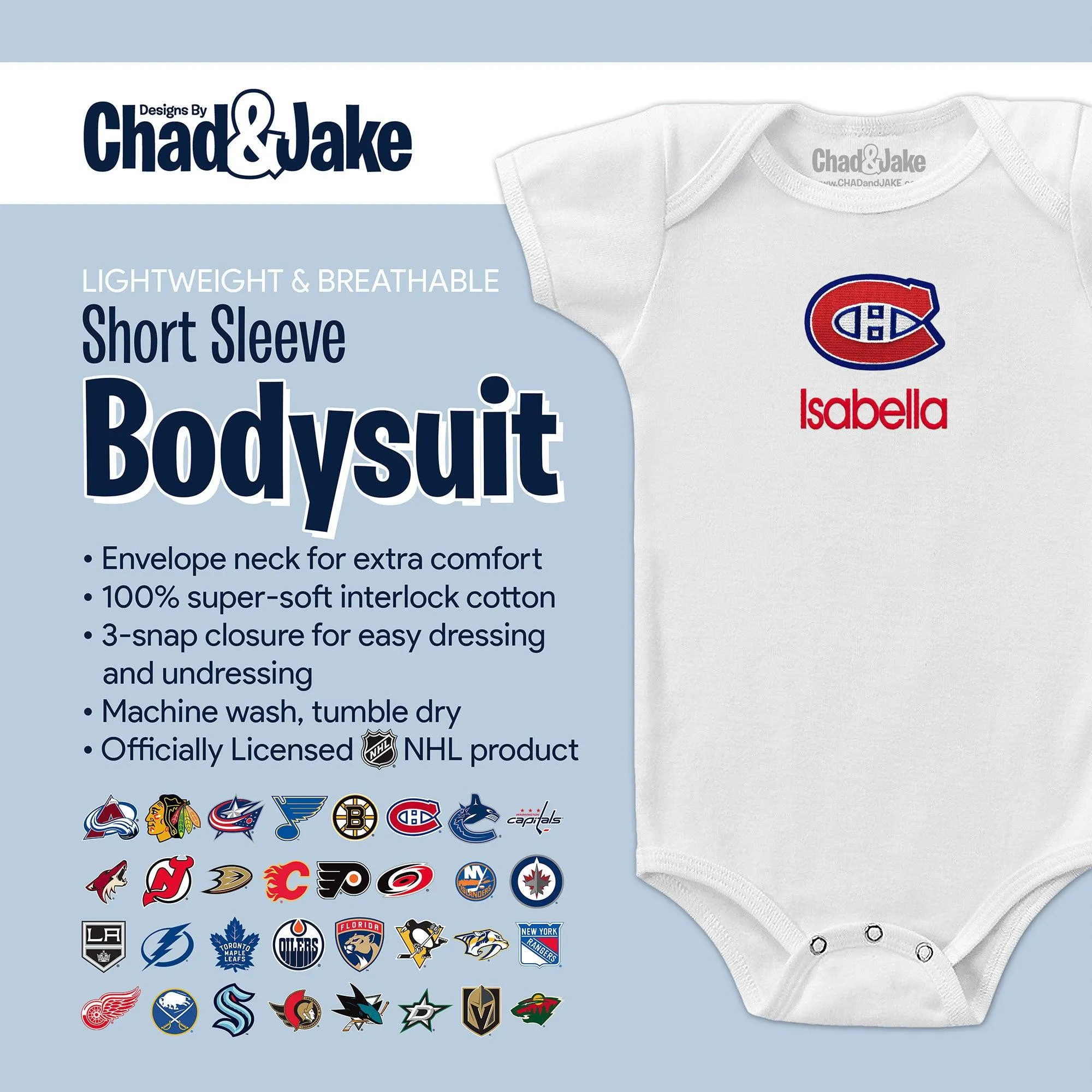 Personalized Montreal Canadiens Bodysuit