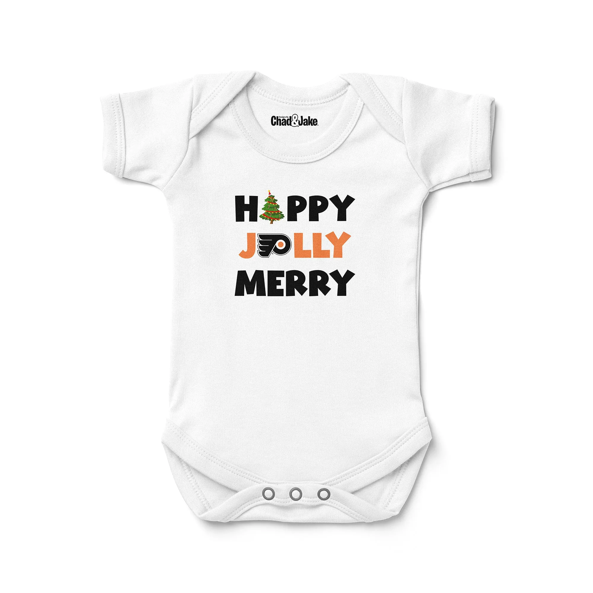 Philadelphia Flyers "Happy Jolly Merry" Bodysuit