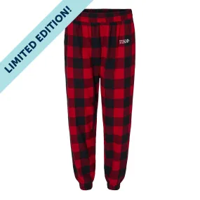 Pi Kapp Flannel Joggers