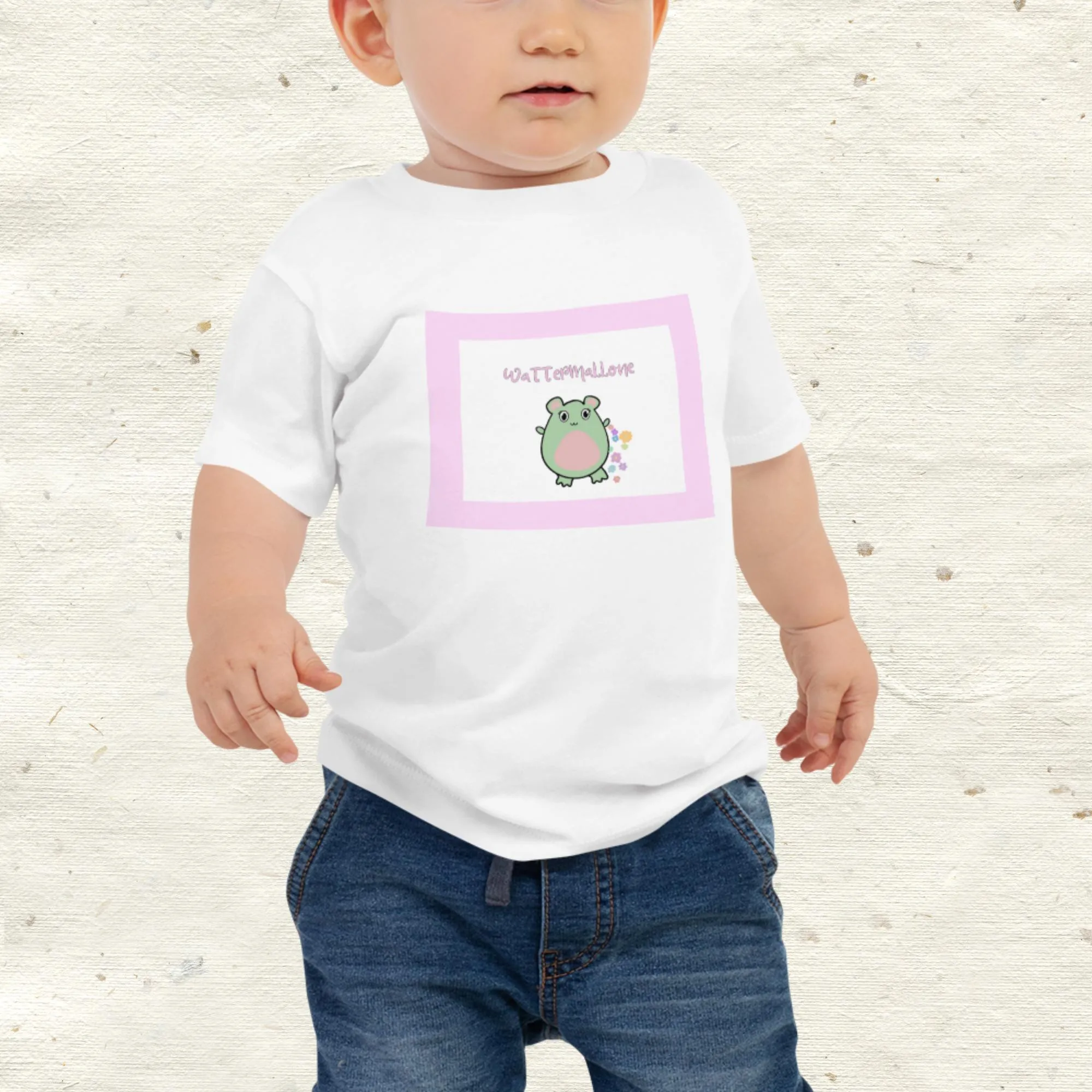 Pink Frame Baby Jersey Short Sleeve Tee