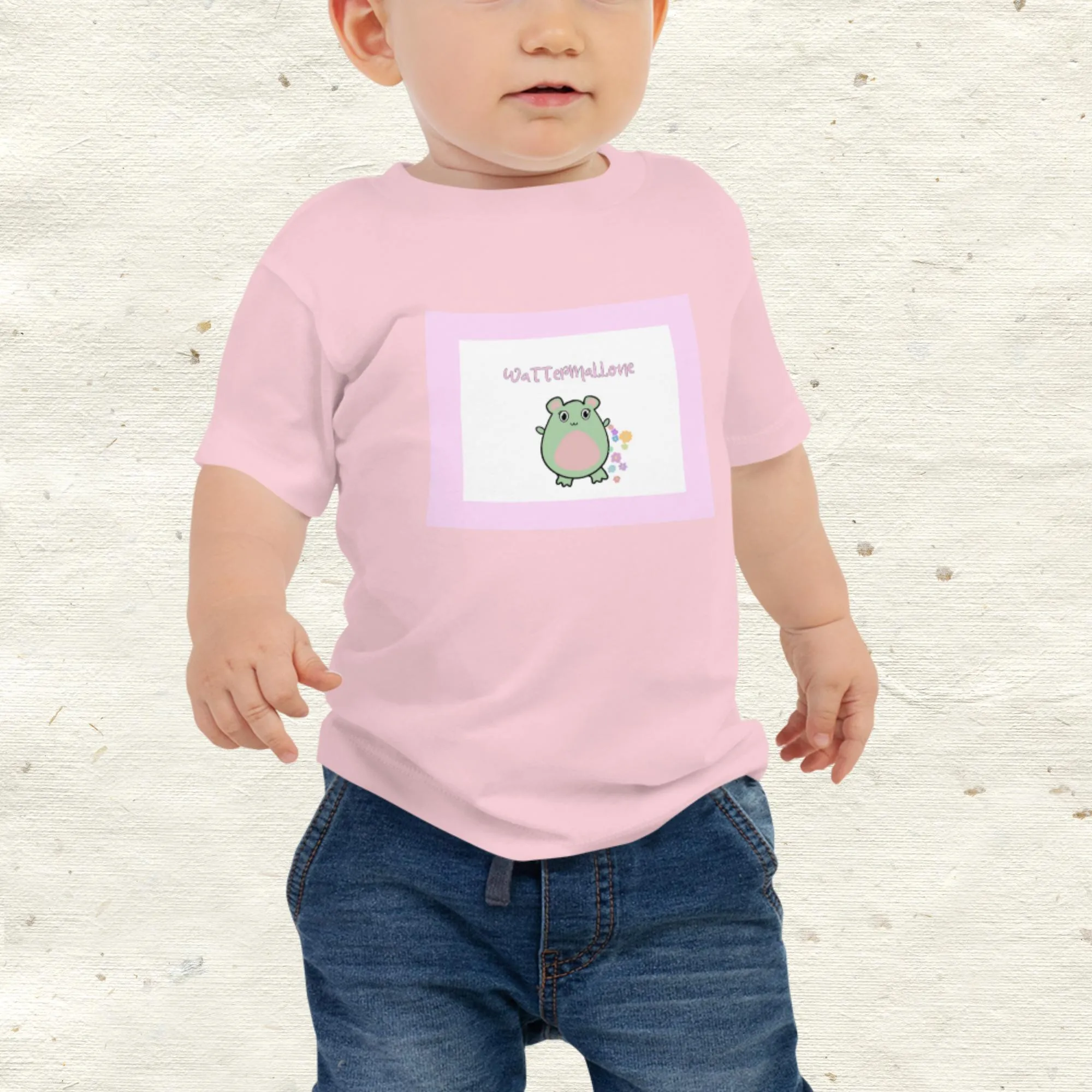 Pink Frame Baby Jersey Short Sleeve Tee