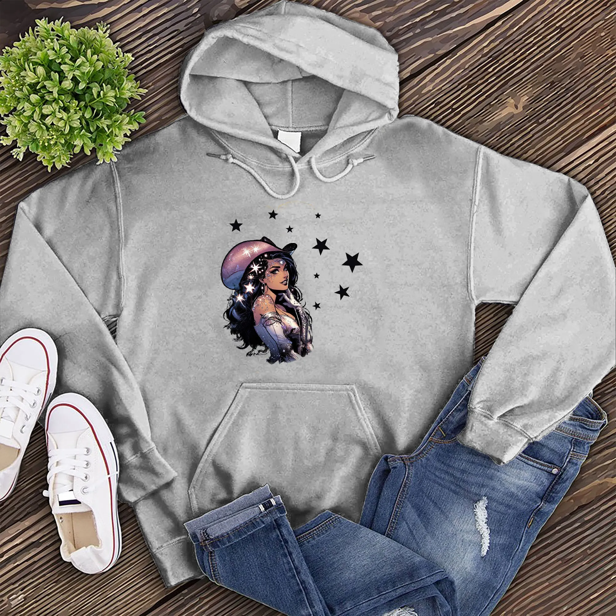 Pop Cosmic Cowgirl Hoodie