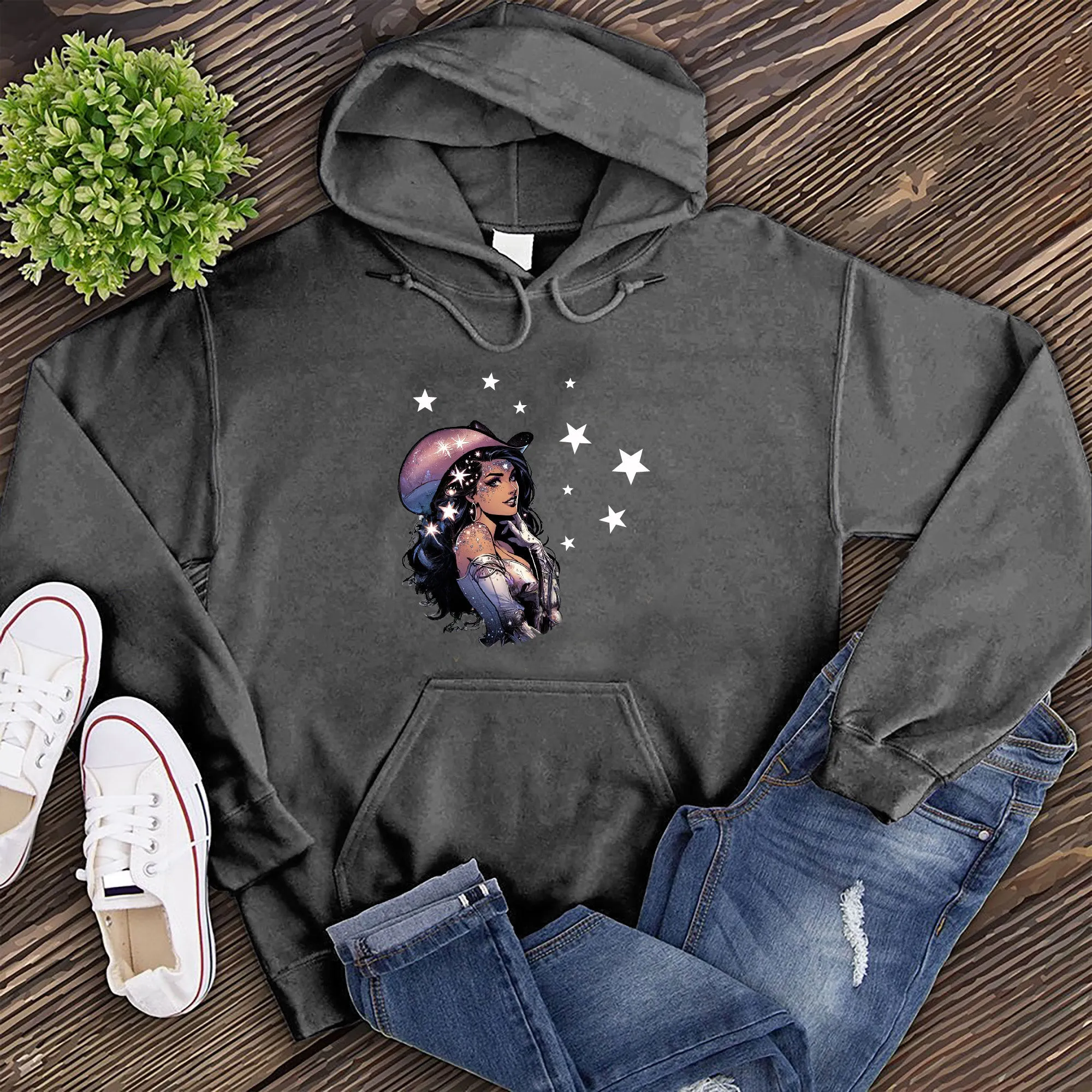 Pop Cosmic Cowgirl Hoodie