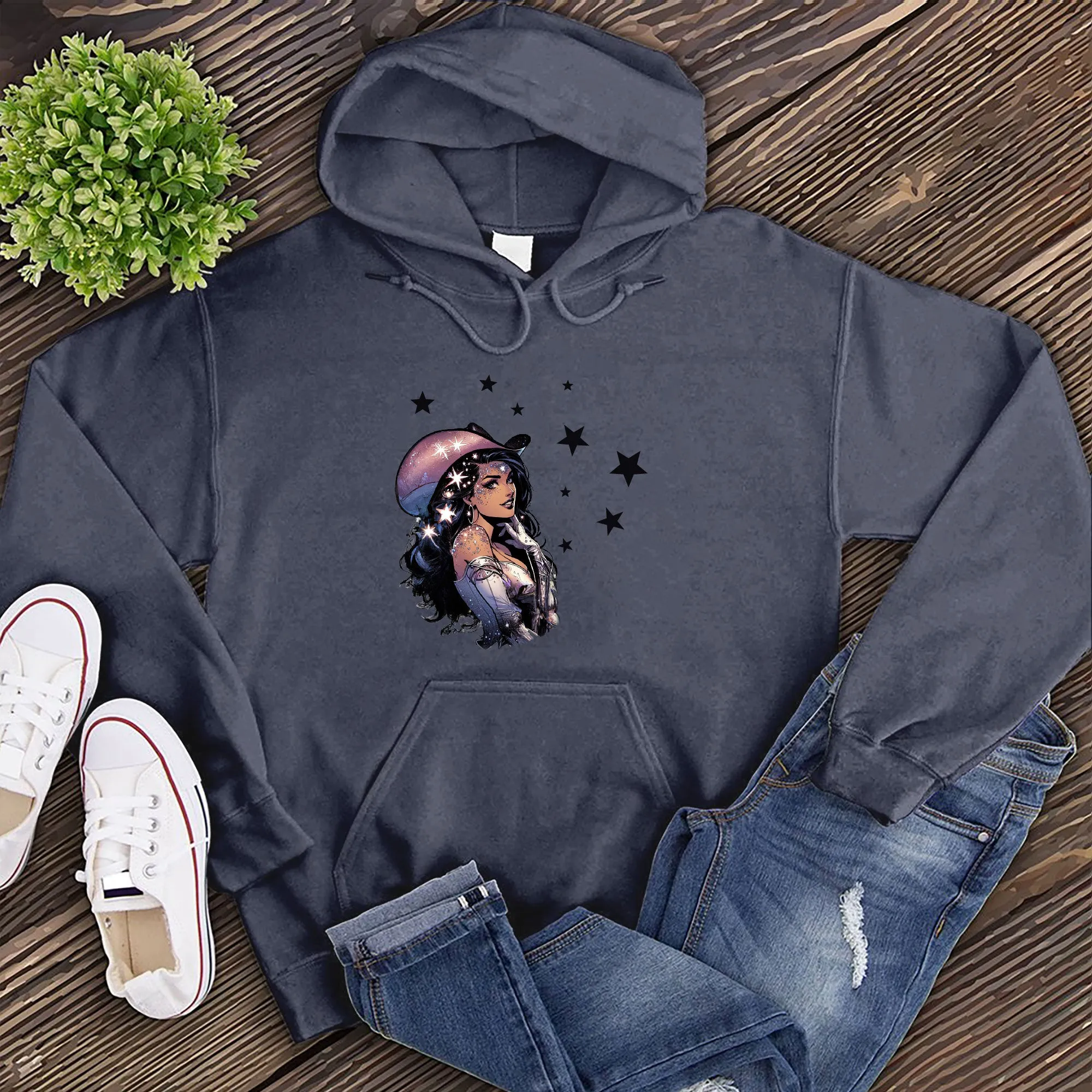 Pop Cosmic Cowgirl Hoodie