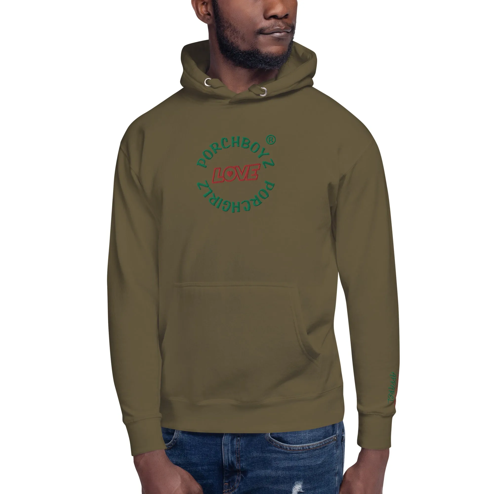 PORCHBOYZ PORCHGIRLZ (LOVE) EMBROIDERED Unisex Hoodie