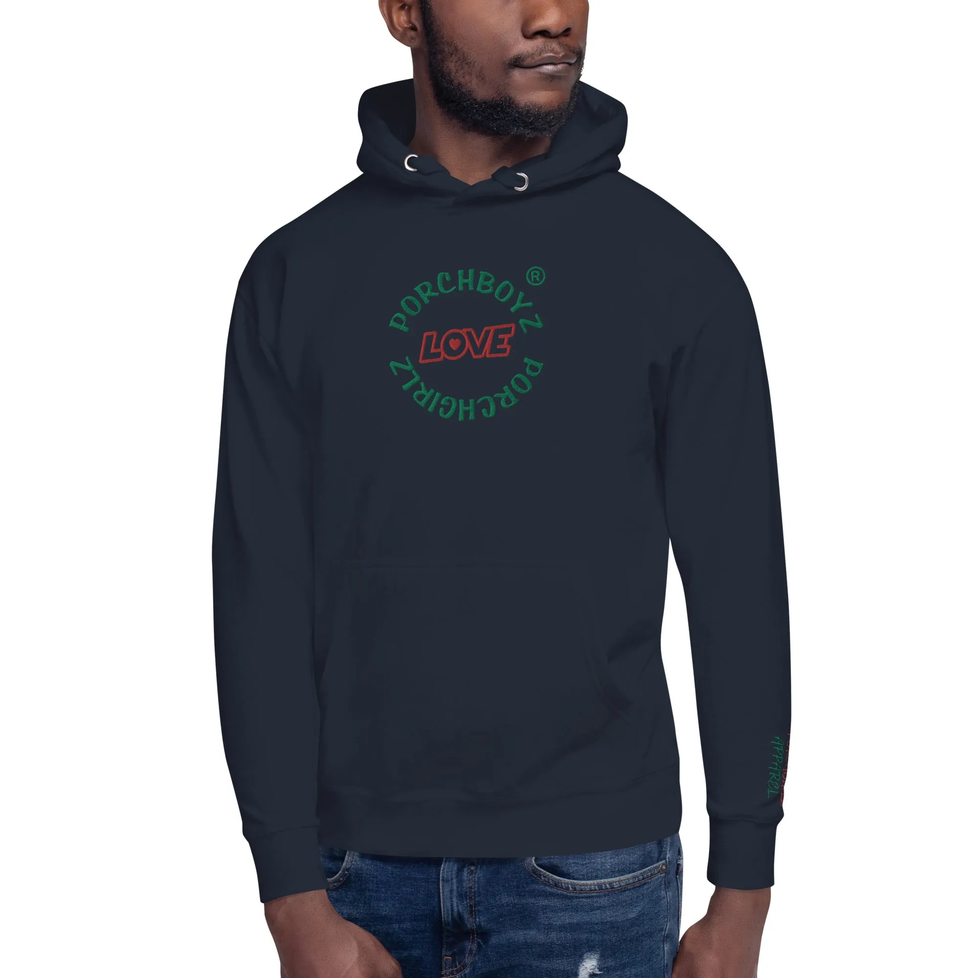 PORCHBOYZ PORCHGIRLZ (LOVE) EMBROIDERED Unisex Hoodie