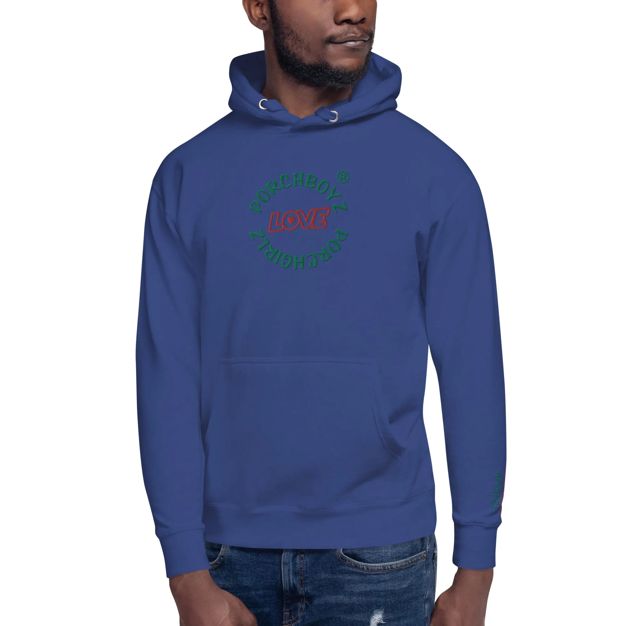 PORCHBOYZ PORCHGIRLZ (LOVE) EMBROIDERED Unisex Hoodie