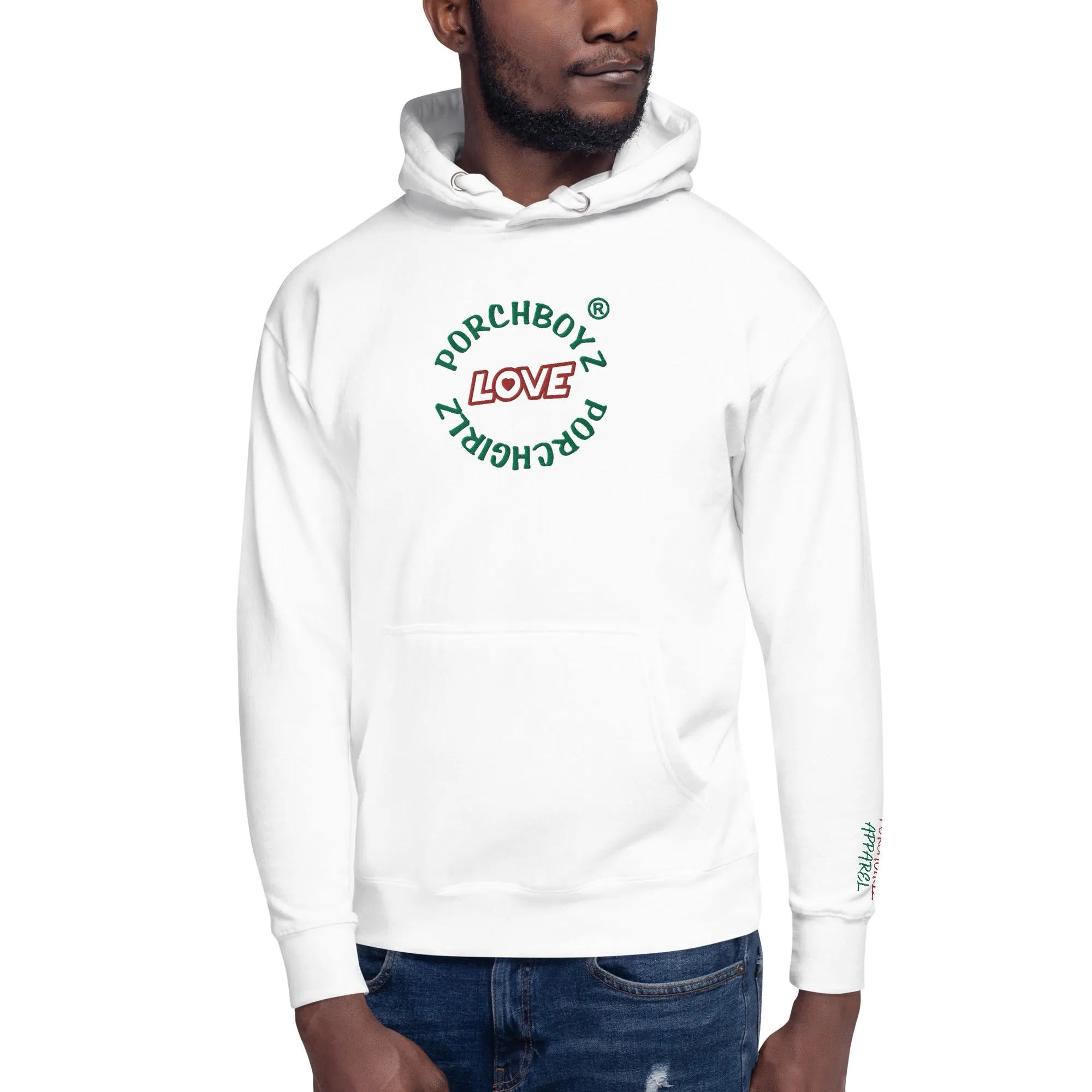 PORCHBOYZ PORCHGIRLZ (LOVE) EMBROIDERED Unisex Hoodie