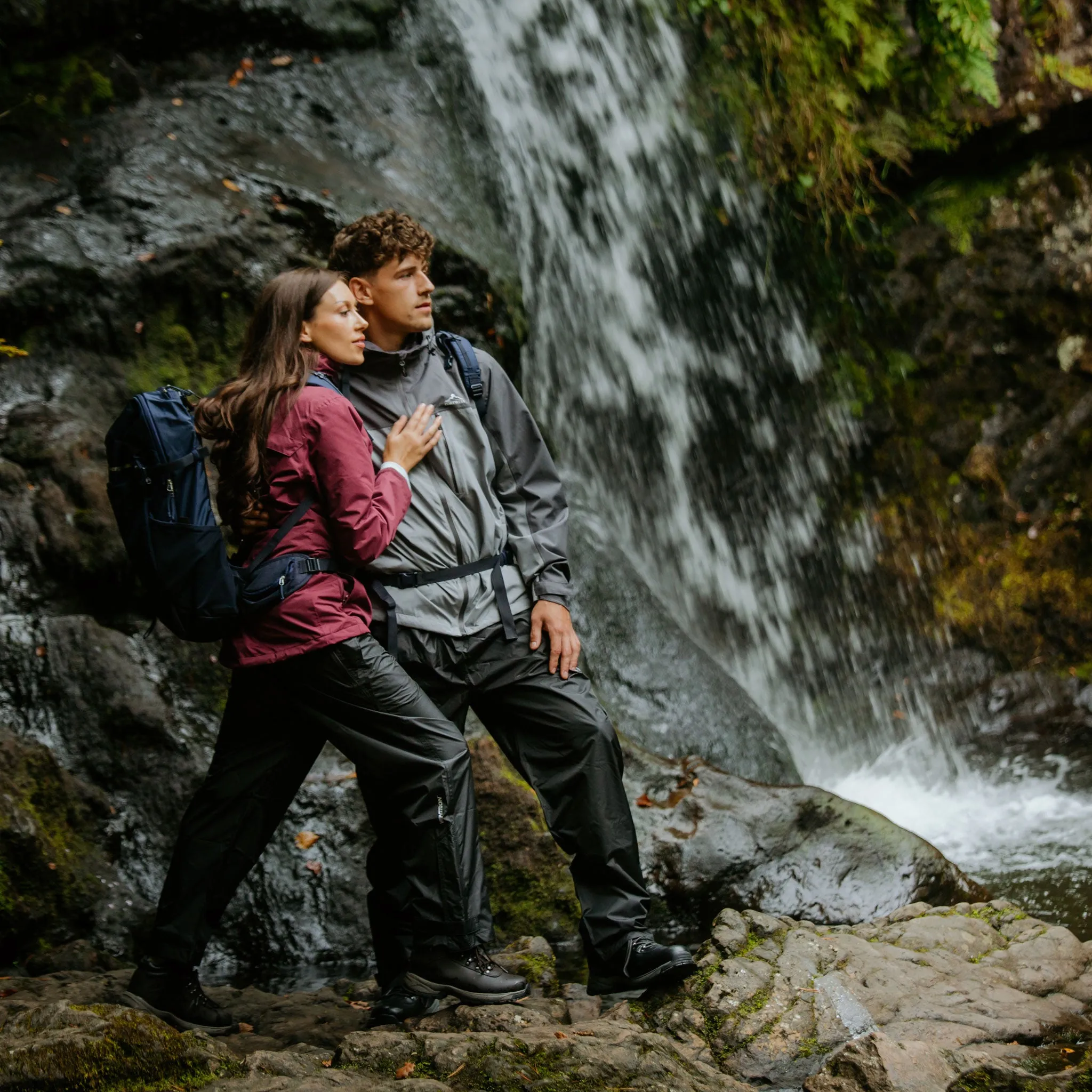 Portwest Womens Keel Fleece-Lined Rain Jacket