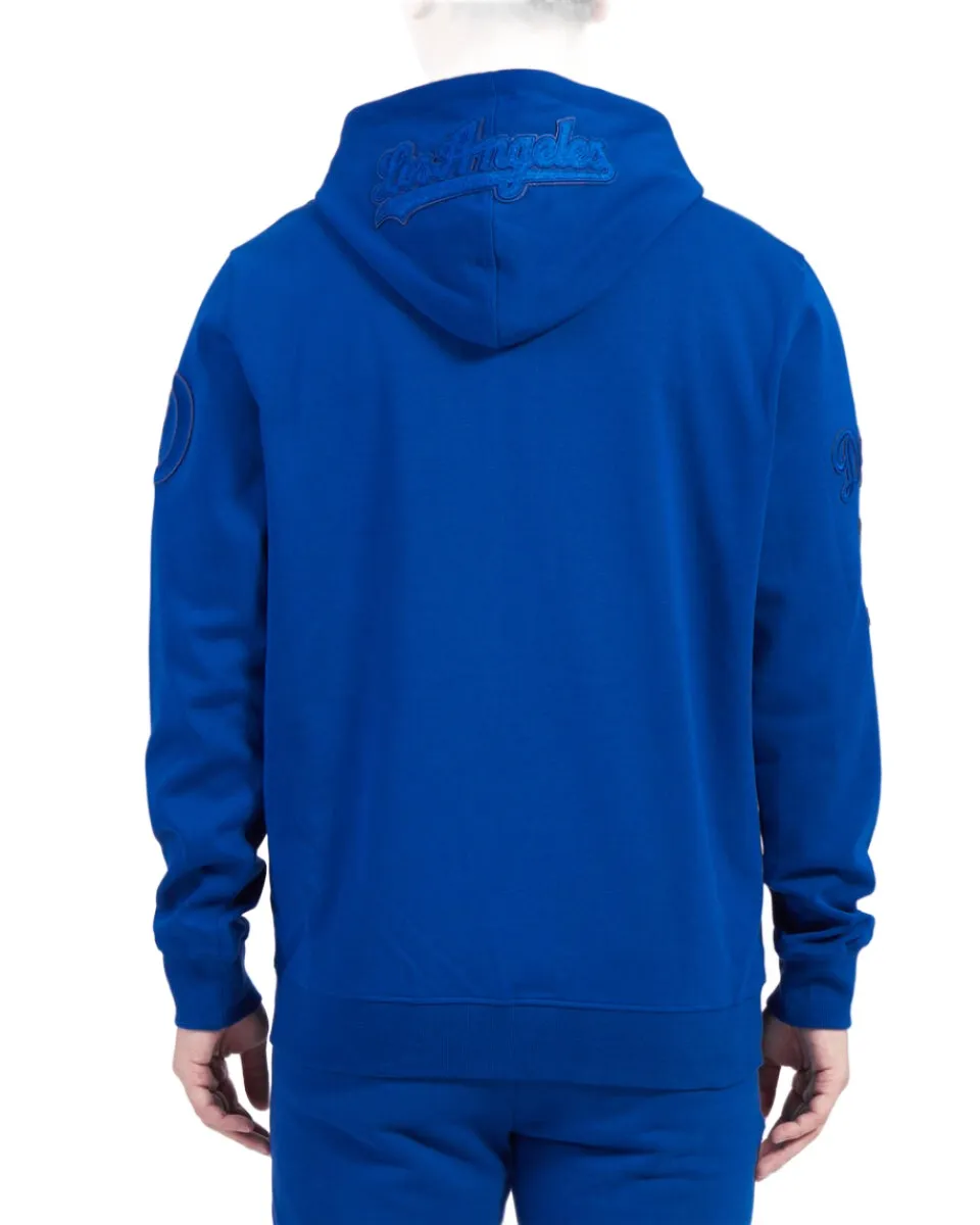 Pro Standard Los Angeles Dodgers Triple Tonal DK Full-Zip PO Hoodie-Blue