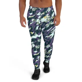 Purple Camouflage Men's Street Joggers