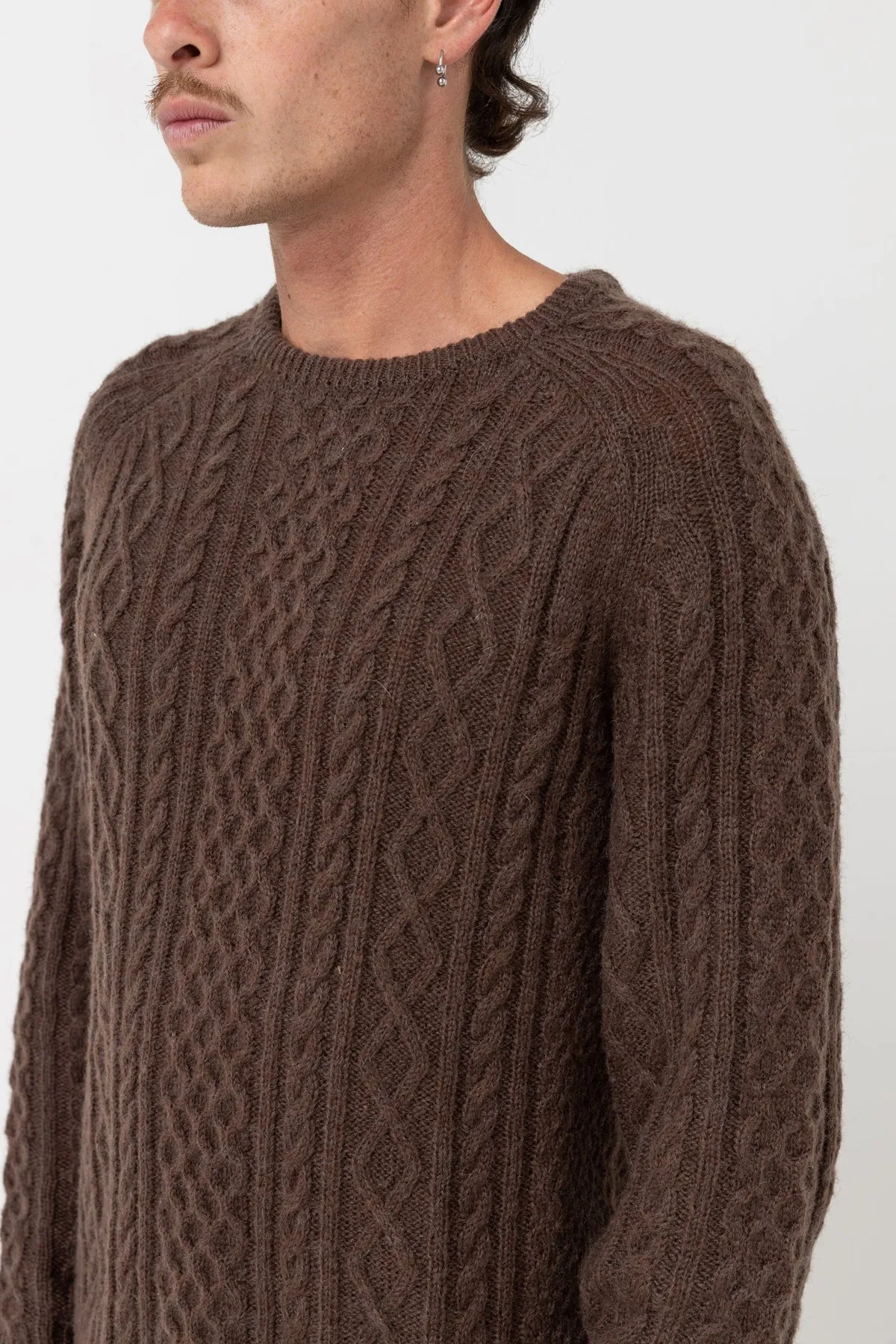 Rhythm Mens Mohair Fishermans Knit