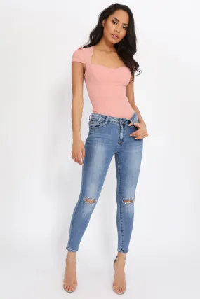 Rose Sweetheart Bodysuit