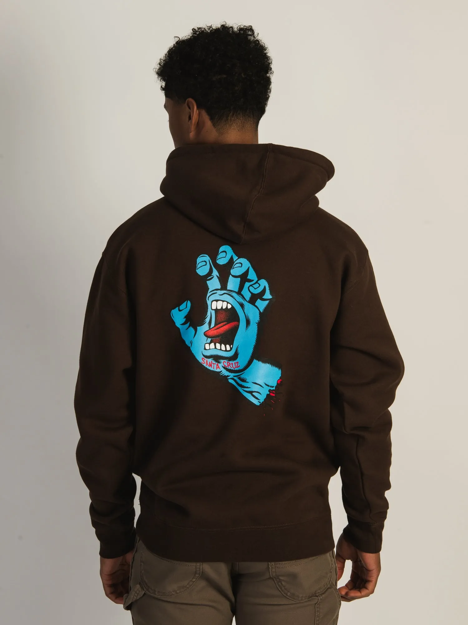 SANTA CRUZ SCREAMING HANDS PULL OVER MIDWEIGHT HOODIE