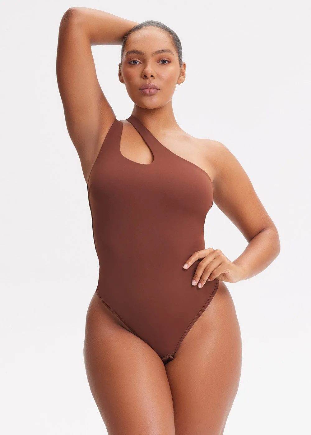 SculptingBodysuit One-Shoulder Thong