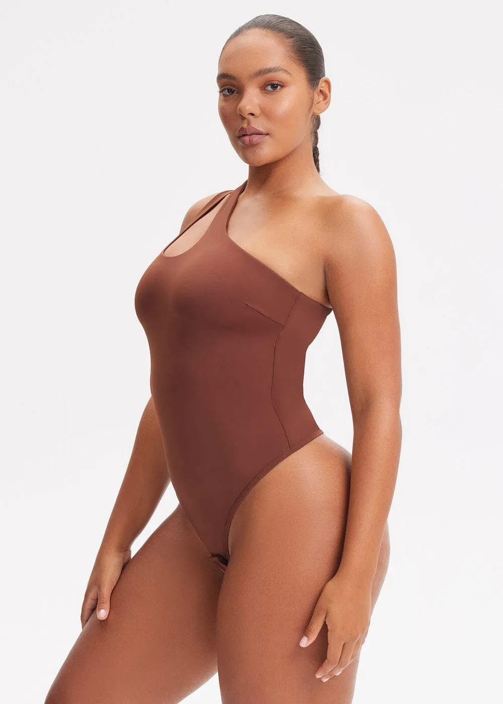 SculptingBodysuit One-Shoulder Thong