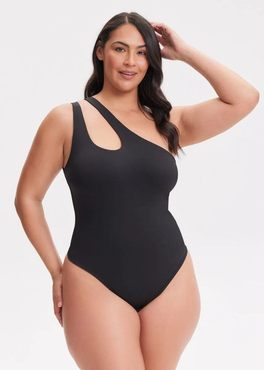 SculptingBodysuit One-Shoulder Thong